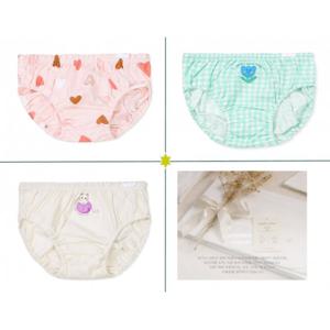 오가닉맘 러브쉬+라인체크민트+시아여아팬티3종세트 (MKFUUP2934)