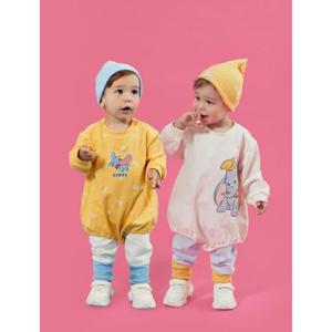 [디즈니베이비]덤보바디수트레깅스(모자)(IVORY,YELLOW)_79S627902