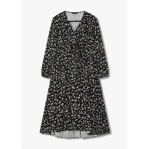 [지컷]플라워 패턴 셔링 디테일 드레스(7214337103)