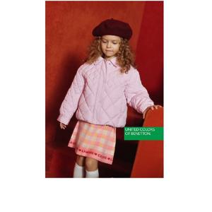 [베네통 키즈] 셔츠형 웰론 점퍼 QAPD03561PK_핑크