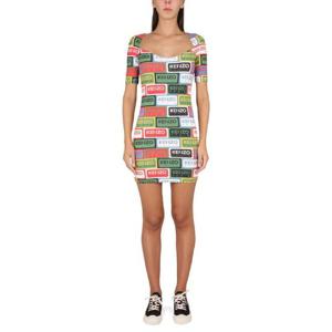 KENZO 바디콘 드레스 39겐조 라벨스39 FD52RO7294SNMU