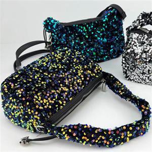 YIC855 사각 스팽글 토트 크로스백 숄더백 여자 가방