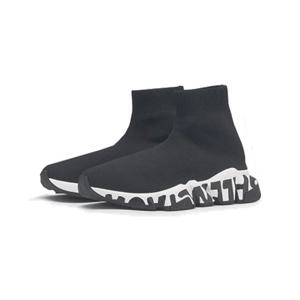 발렌시아가 스피드 트레이너 그래피티 솔 블랙 화이트 605942W2DB71015/605942W05GE1015