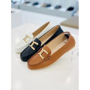 [닥스]MARIO여성 플랫한 닥스로고 포인트 드라이빙슈즈 로퍼 단화 dif119