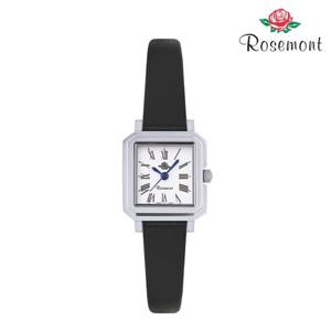 [마션틴트(잡화)][로즈몽] 공식수입 스위스메이드 여성 가죽시계 RS80-03BK