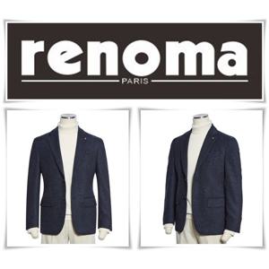 [레노마캐주얼][단독특가]F/W 만능코디 세련된 컬러 멜란지 네이비 캐주얼재킷 RQLMBJ60A DR447