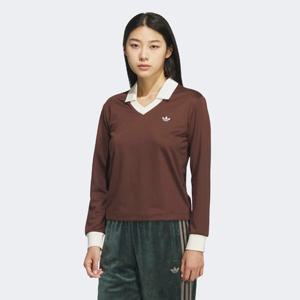 아디다스 W 브이넥 롱슬리브티 KF3240