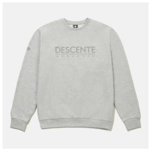 [데상트]데상트긴팔티 TQT SP323XHT93-MGRY 코튼 기모 맨투맨 /