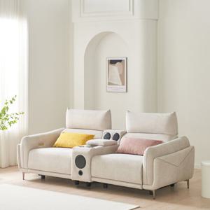 서광퍼니처 주드 3인용 블루투스 홈바 전동 리클라이너 소파 sk