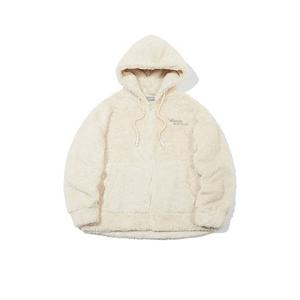 인터크루 공용 아플리케실켓플리스 집업 ITV4DH41GLE (라이트베이지)