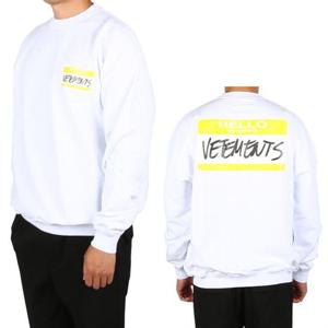 베트멍 UA53CN100W WHITE 로고 프린팅 맨투맨