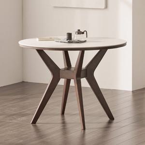 헤이몰리 누아 원형 포세린 통세라믹 식탁 테이블 1000size