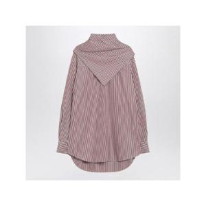 아미 아미 레드 스트라이프 셔츠   블라우스 2210628