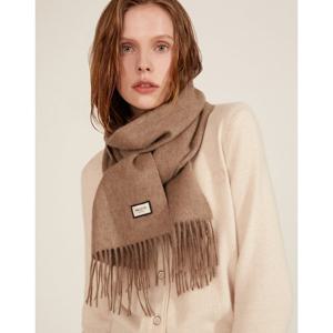 [헤지스]HJMU5F703I3_남녀공용 베이지 멜란지 캐시미어 머플러