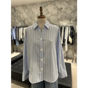 보브 VOV 자수 포인ㅌ 스트라이프 블라우스 (156160001)