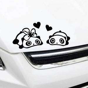 할인 엄마랑아가랑판다 차량용스티커 / 초보운전