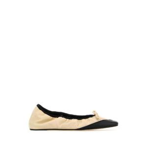 ARMARIUM Ivory nappa leather Camilla ballerinas ARMTMSC01NA01 012