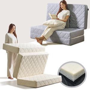 세인트블랑 허리에좋은 에어로셀 토퍼 3단 접이식 매트리스 15cm S