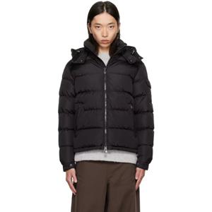 몽클레어 패딩 블랙 마야 매트 다운 재킷 252111M178041