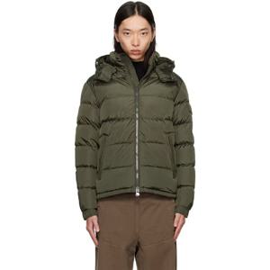 몽클레어 패딩 카키 마야 매트 다운 재킷 252111M178042