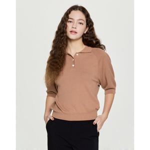 헤지스 여성 25FW 돌먼 티카라 풀오버 브라운 HSSW5D804W2