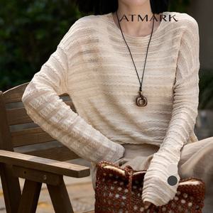 ATMARK (77까지)씬루즈레이어링니트_AA56KN027G