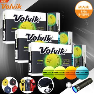 볼빅 골프공 2025 비비드 루미나 야광&형광볼(3더즌 36알)정품