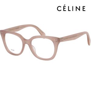 셀린느 안경테 CL50116I 074 핑크 펄 캣아이 뿔테 스퀘어 패션