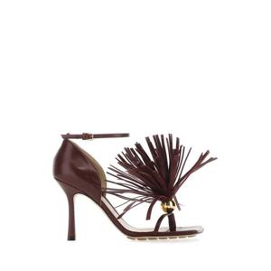 보테가베네타 런지 나파 태슬 샌들 716241VBSF0 6084 Burgundy