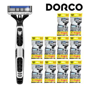 도루코 페이스4 휴대용 면도기(휴대용) 4중날 (4+1-한패키지 5입)x10개-총50개 /일회용