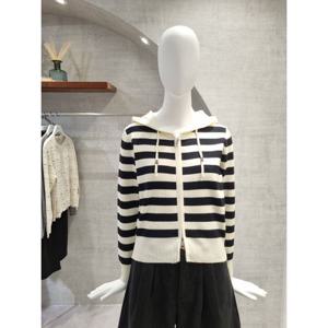 [페이지플린]후드넥 단가라 투웨이 집업 가디건 F5CCA500