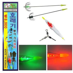 씨타임 GG 호래기 루어가지채비 국산 바늘 낚시 채비 호래기채비 호래기낚시 호래기바늘 바다채비