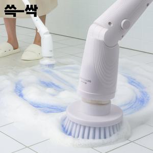 쓱싹 청소메이트 전동 청소기 무선 욕실 바닥 타일 브러시 다용도 세척기 IPX7 방수 6종브러시