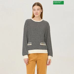 베네통 헤리 스트라이프 티셔츠 BATS56461