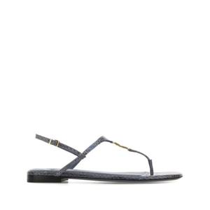 펜디 여성 블루 플랫 샌들 8Y8713 AUEDF1SJ4