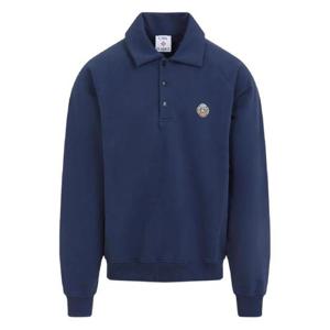 카사블랑카 폴로 넥 자수 스웨트셔츠 MAW25JTP40901