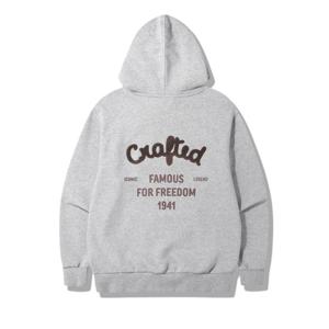 [지프]남녀공용 체인 빅 로고 후디  그레이 (JQ3THU041MG)