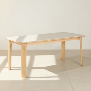 스코나 네브라 애쉬원목 포세린 세라믹 1600 4인 식탁 테이블