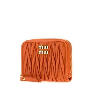 미우미우 미우미우 오렌지 카드 지갑 2181658
