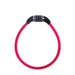 코멕스 공구 자전거자물쇠 번호키4단(레드)번호변경형 자물쇠 자전거열쇠 번호키 열쇠형