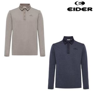 아이더 (DMW25209) 25 FW 남성 트윌 신축성 우수한 긴팔 폴로 티셔츠