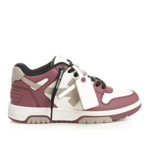 오프화이트 트리컬러 그린 블랙 미드탑 스니커즈 OMIA189F25LEA