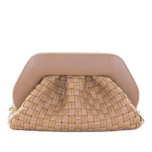 더모아레 TIA 스웨이드 모티프 클러치 TMFW25TMWSUE124 BISCUIT