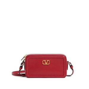 발렌티노 가라바니 여성 레드 하프문 크로스백 WP0AI5 RZR0RO