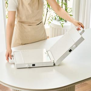 에코제트 2구 접이식 플립 인덕션 간편보관 가정용 휴대용 전기레인지 ET-3500