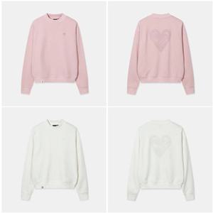 네파 여성 가을 간절기 티셔츠 그린마인드 세미 크롭 그래픽 맨투맨 7L65365H03