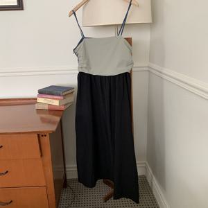 나야홍 / 아이우먼 벨라블록끈나시원피스 MOS544M509 빅사이즈