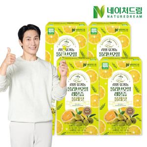 네이처드림 리얼 유기농 올리브오일 레몬즙 올레샷 20g 14포 4박스/폴리페놀