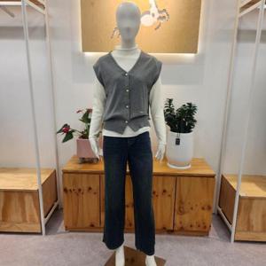 레코브 HC04 브이넥니트 베스트 LC41EXKN006