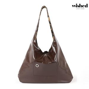 [위시드] 포켓 레더 데일리 숄더백 (WICCBG003)